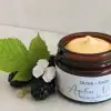 Ageless Nectar Face Cream with blackberries, green leaf, and flowers – botanical anti-aging cream