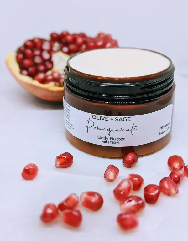 Organic Belly Balm – Deeply Hydrating Belly Butter for Pregnancy & Postpartum