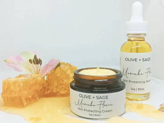 Manuka Flower Skin Protecting Cream and Face Serum duo