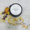 Closed tin of Organic Bug Bite Salve, featuring calming ingredients and natural relief for skin irritations.