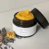Rosacea calming cream with calendula, chamomile, and tamanu oil—botanical relief for red, irritated skin.