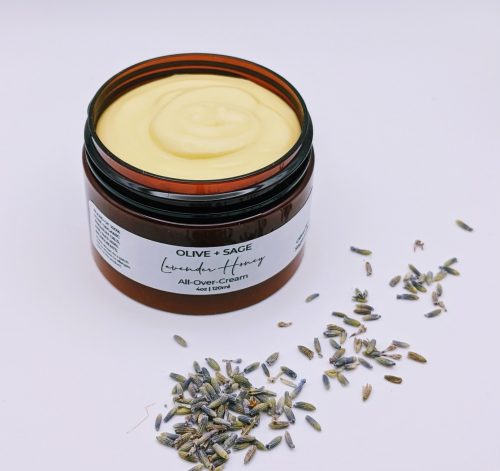 Lavender Honey All Over Ointment – Rich, Smooth Texture in Jar with Lavender Sprinkles