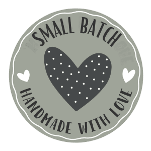 Small batch handmade skincare badge