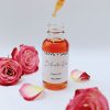Delicate Rose Face Oil dropper showing lightweight botanical oil texture